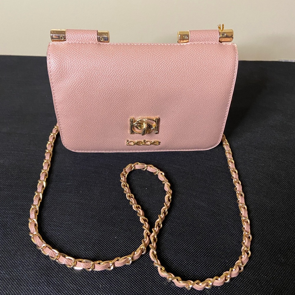 Bebe Blush‎ Crossbody Bag with Gold Accents